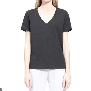 Theory V-Neck Tee in Silk-Cotton